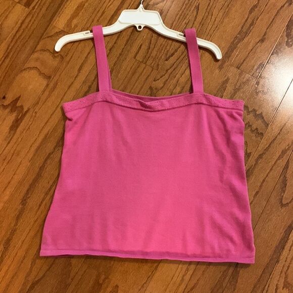 J. Marco Size Large two piece top pink with sequins - Picture 3 of 8